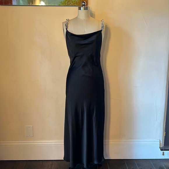 Zara Faux Chain Slip Dress - Picture 3 of 6